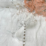 6 Cristal D'Arques white wine glasses model "VERSAILLES"