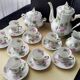 Antique coffee service in Limoges porcelain D&C