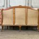 Louis XV Bench In Carved Beech And Moulded Corbeille File, 18th Century