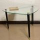 Tripod table- glass and brass - year 50