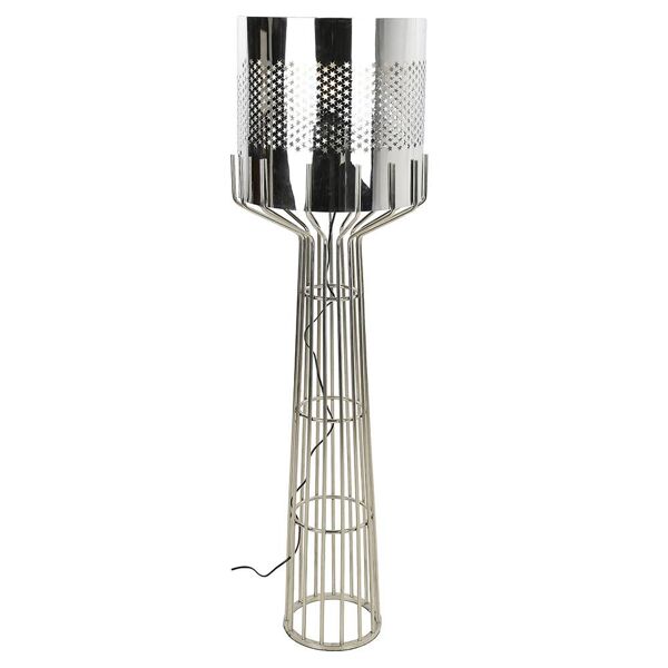 Grande lampe vintage en inox