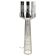 Grande lampe vintage en inox