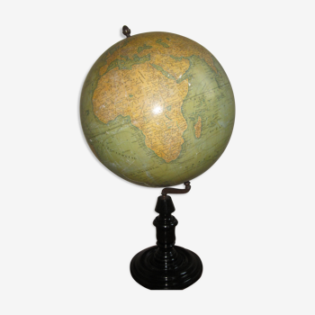 Ancien globe terrestre J.Lebègue et Cie