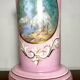 Vase Opaline Saint Louis peint main