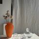 Small geometric carafe with diamond-shaped stopper and its 4 glasses