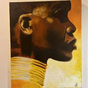 vintage oil portrait