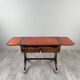 Table à jeux, bureau de style Empire en acajou, XIXe Siècle