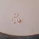 Porcelain and zinc trivet circa 1900