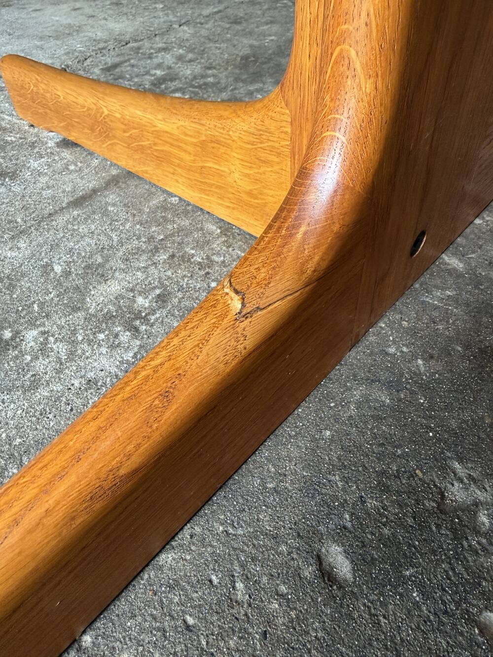 Karl Erik Ekselius extendable oak dining table J.O. Carlsson Sweden
