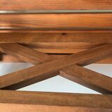 Bench vintage oak Annees 60