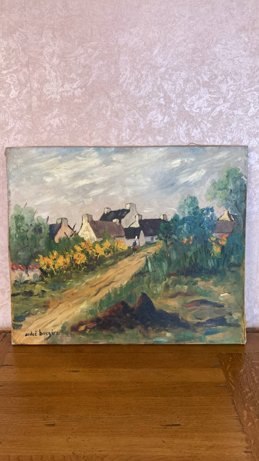 Huile sur toile Bretagne