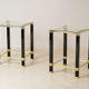 Paire de tables d’appoint ou chevets par Pierre Vandel 1970