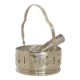 Silver metal candy box and pliers