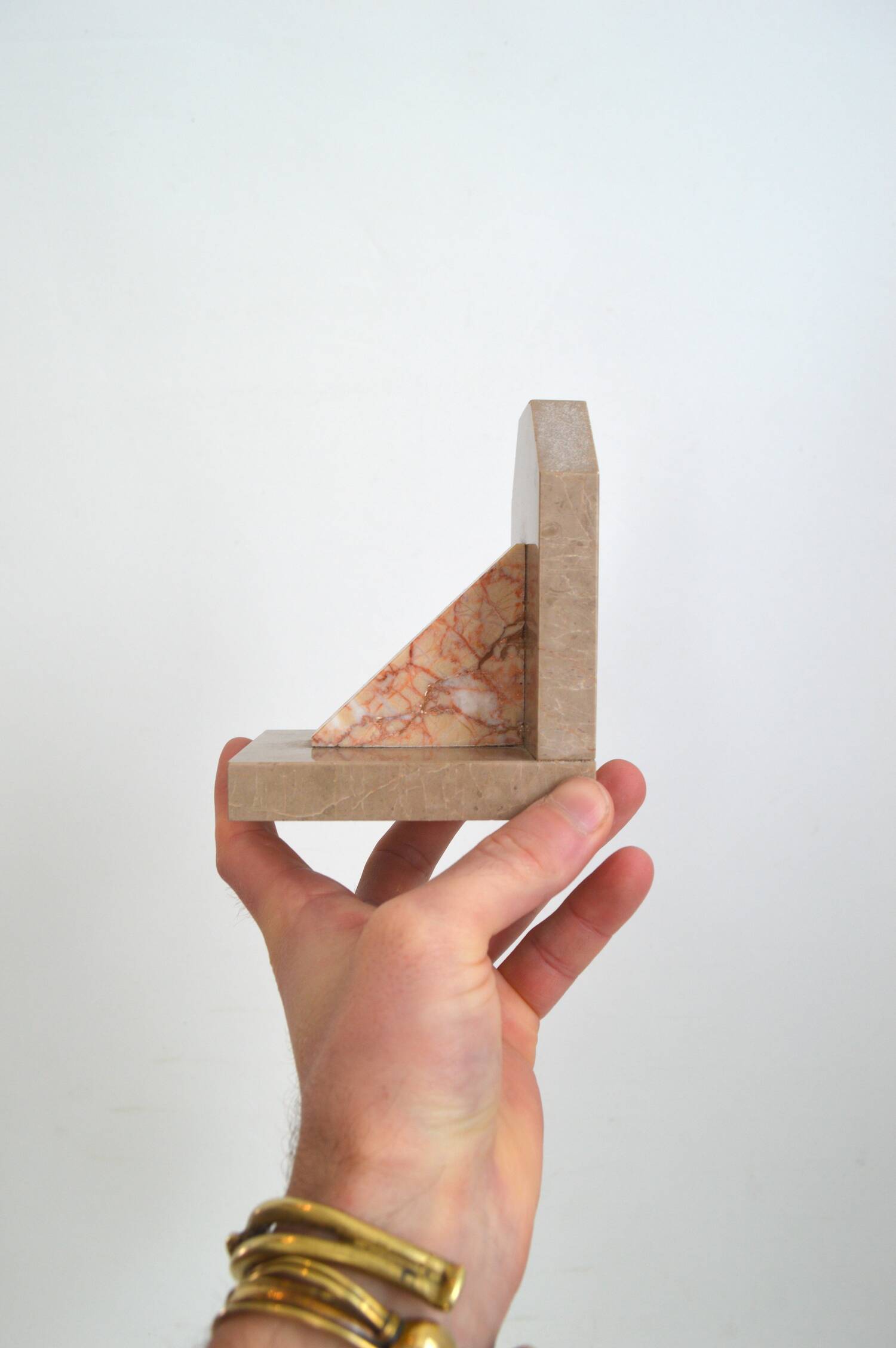 Marble bookends