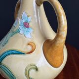 Art Nouveau ceramic vase by Gustave de Bruyn