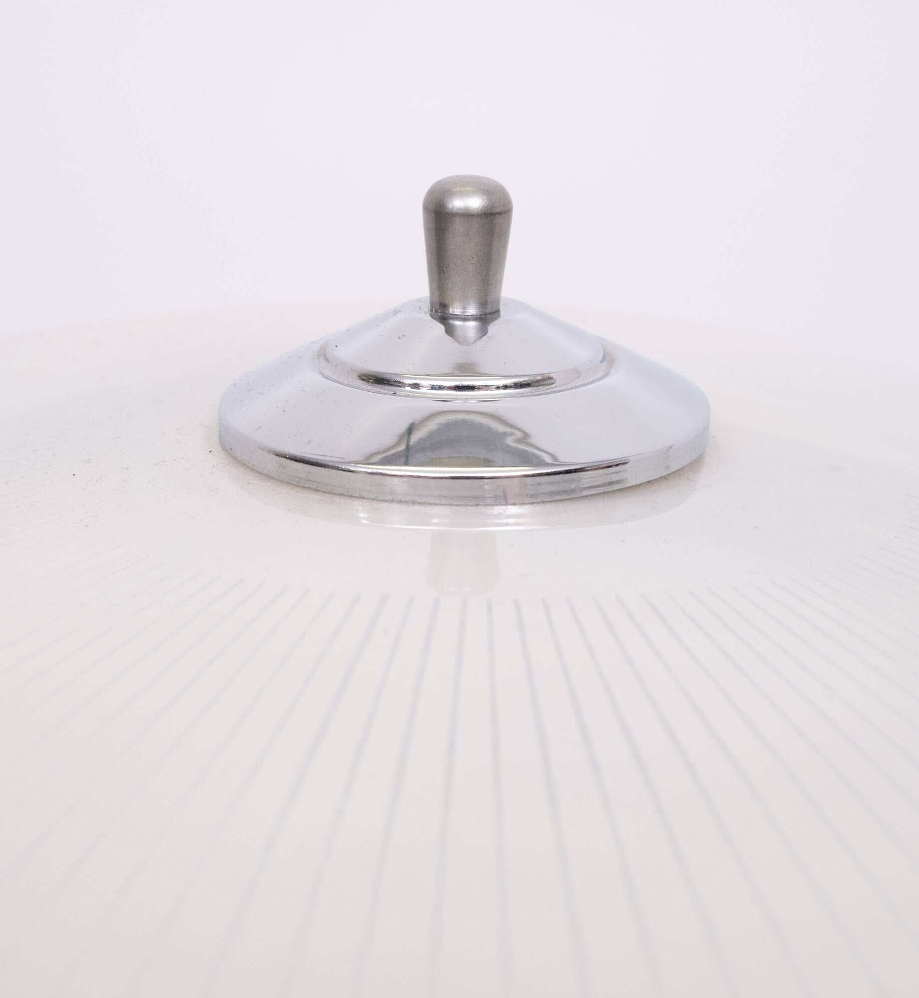 Art Deco style Table Lamp Large Oval Glass shades Germany