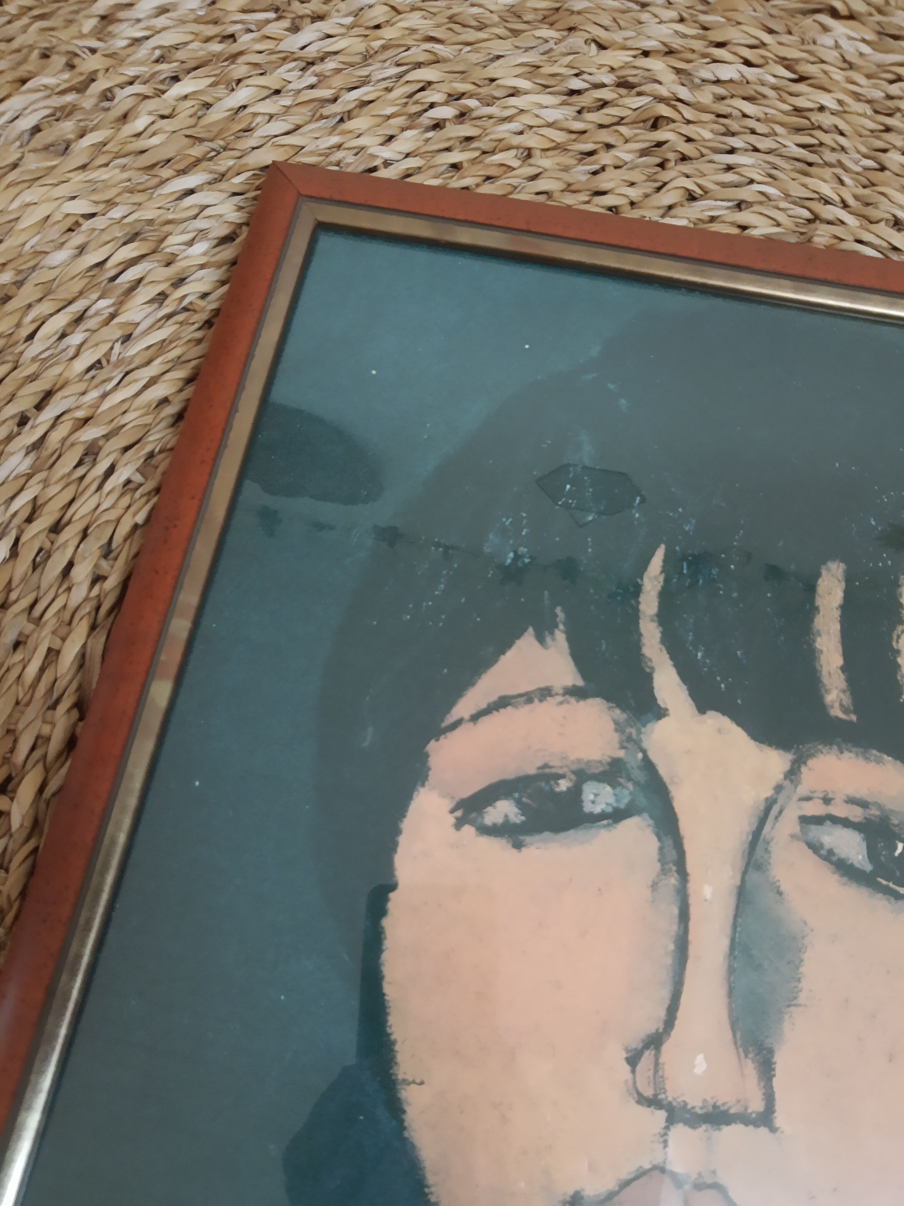 Portrait woman illustration Italian painter Amedeo Modigliani