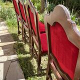 Chaises x4 style monastère