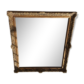 Mirror in gilded wood 107 x 94 cm