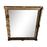 Miroir en bois doré  107 x 94 cm