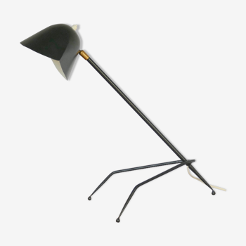 Lampe vintage tripode de style moderniste