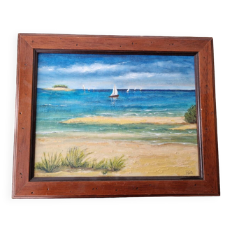 Oil painting "The Islands"