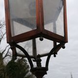 Cast iron exterior lamppost