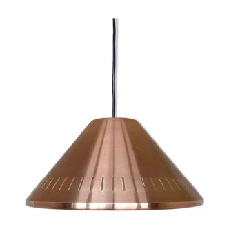 Vintage red Copper aluminium Perforated Hanging Lamp / Pendant