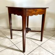 Table d'appoint carré en acajou 1970