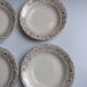 6 Assiettes Villeroy et Bloch beiges et dorées