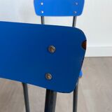 Formica vintage kindergarten chair 70s