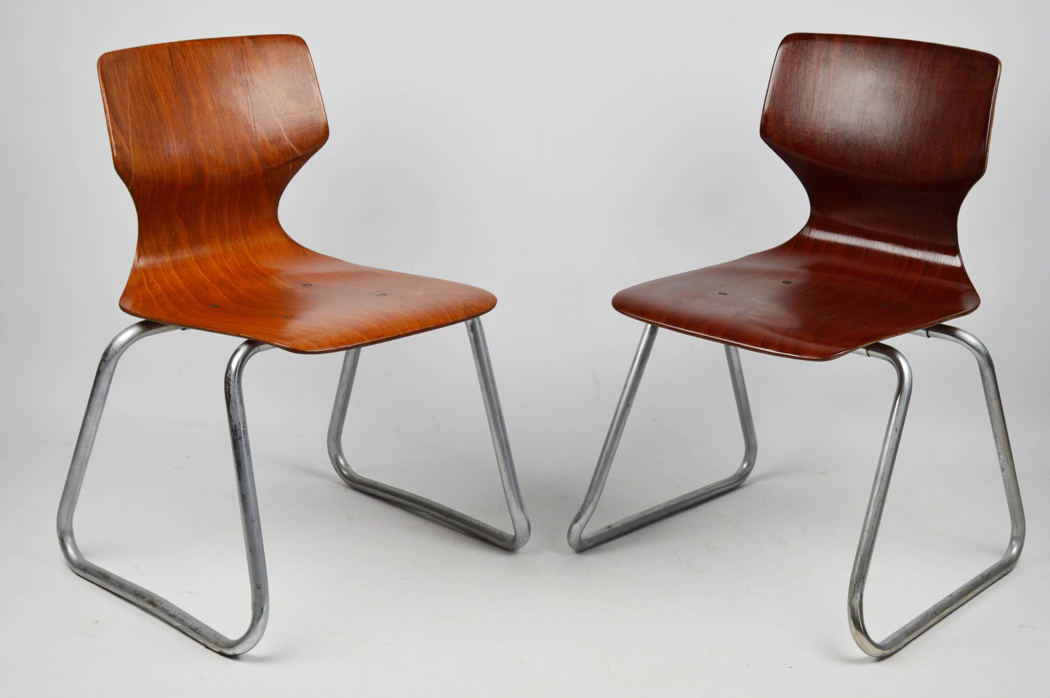 Set of 2 Flototto children's chairs, Germany, 1960s