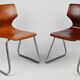 Set of 2 Flototto children's chairs, Germany, 1960s