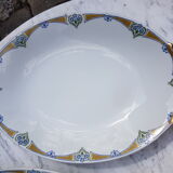 3 large serving dishes in Limoges porcelain