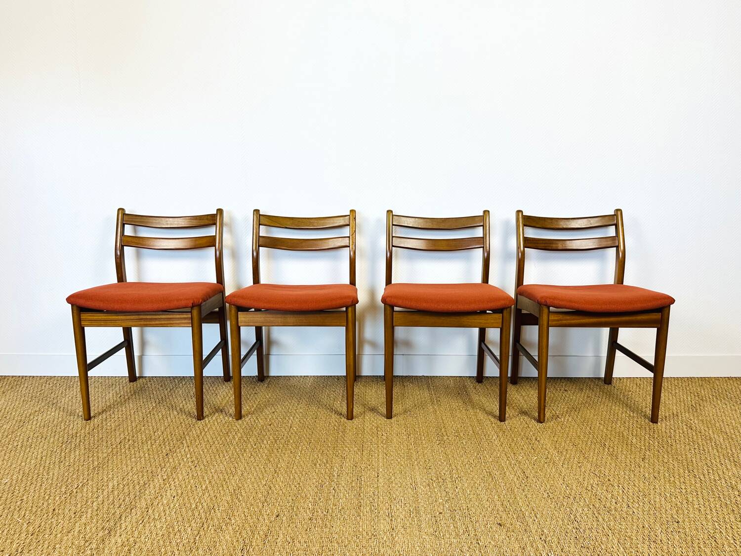 4 Scandinavian chairs 1960