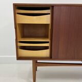 Sideboard in Teak with Sliding Doors, 1965