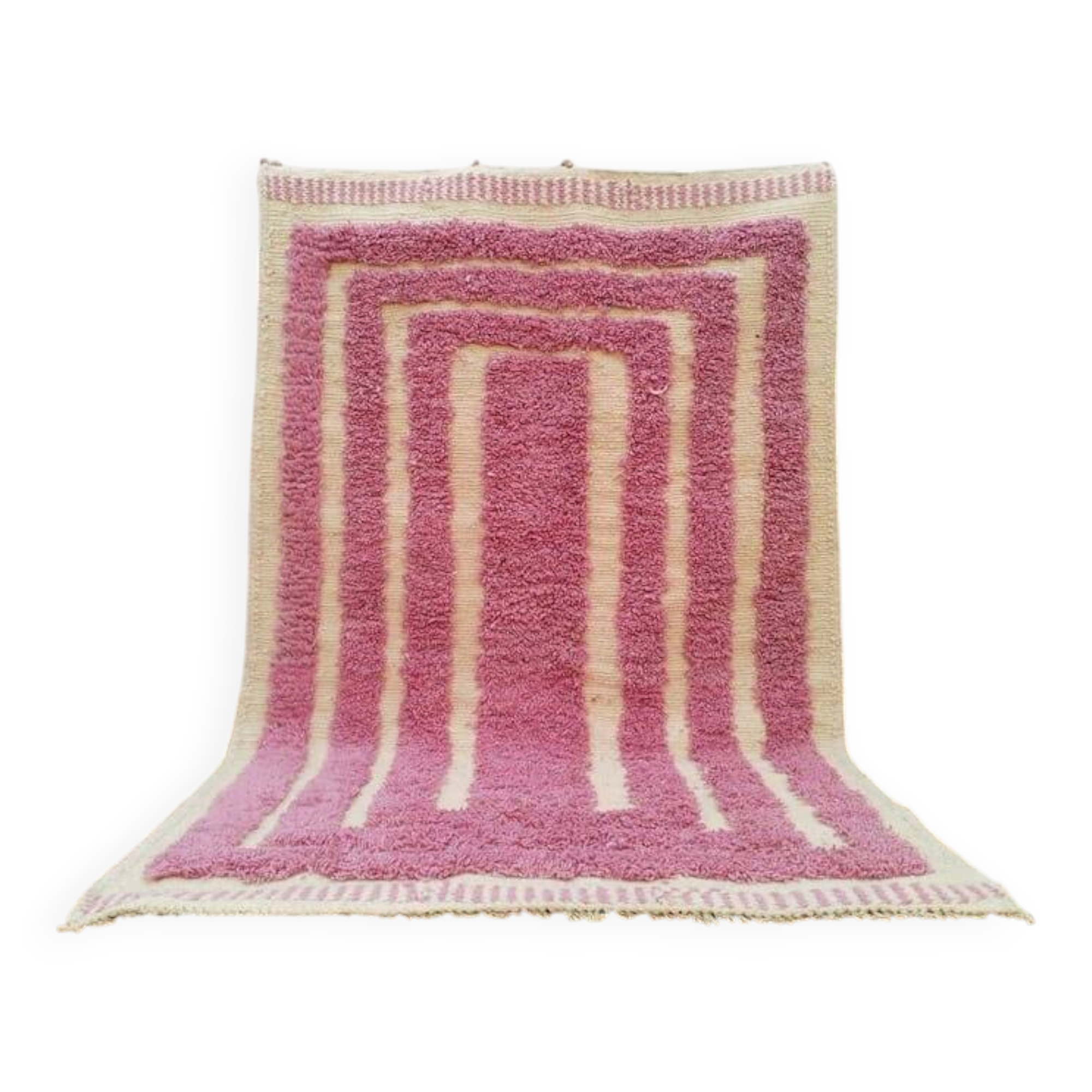 Handmade traditional artisan rug 2/3 m