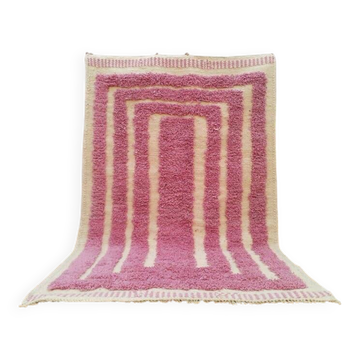 Tapis beni ouraine fait main traditionnelle artisanale 2/3 m