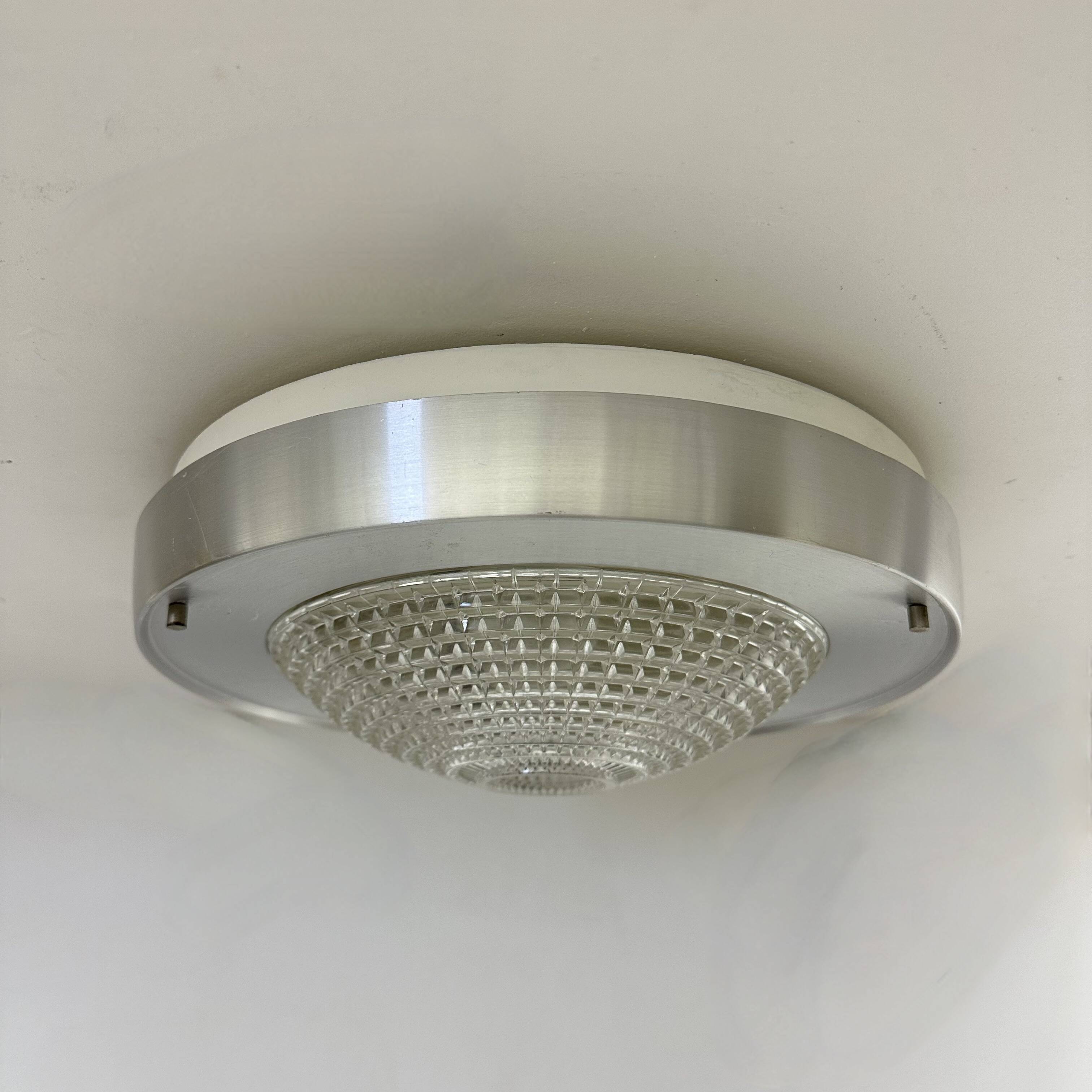 Raak Flush mount ceiling lamp B-1043 , 1970s Ufo space age