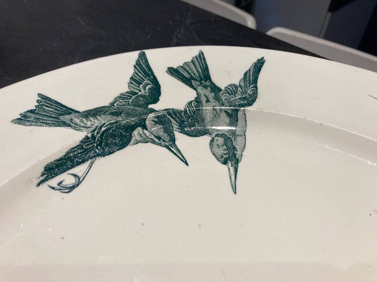 Jules Vieillard Bordeaux large ironstone dish