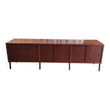 Enfilade moderniste en teck par René-Jean Caillette - années 50/60