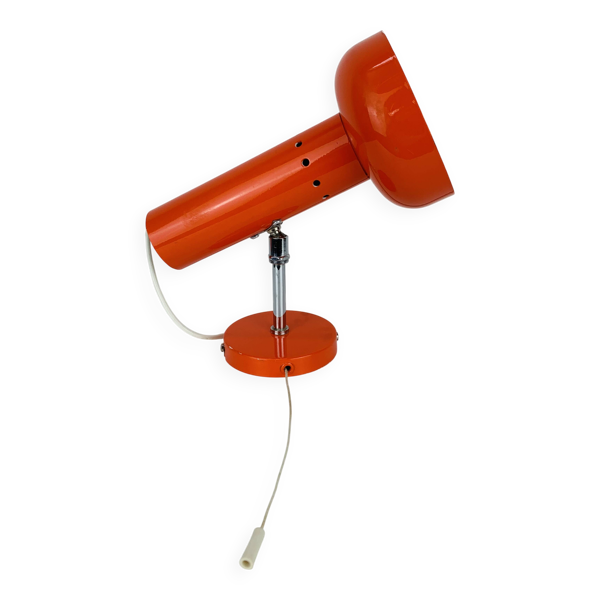Applique spot orange années 70 vintage, space age