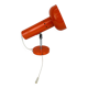 Vintage 70s orange spotlight wall light, space age