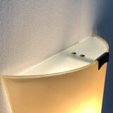 Postmodern vintage Italian glass wall lamp by Lucitalia, 1970s.