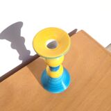 Portugal ceramic diabolo candle holder