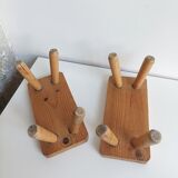 Stool footrest vintage plant holder