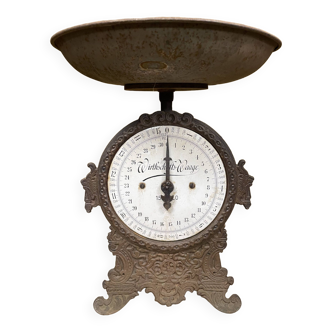 Old 19th century kitchen scale