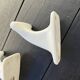 2 old porcelain coat hooks