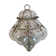 Antique blown glass chandelier