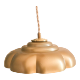 Vintage golden lampshade pendant light